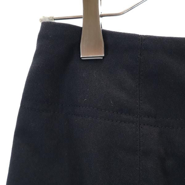 BURBERRY バーバリー 三陽商会 ミディ丈 フレアスカート 38 黒 レディース