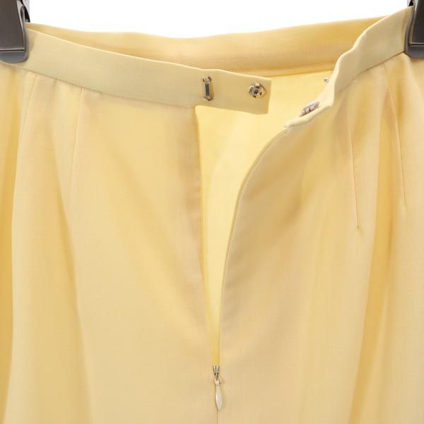 Burberrys バーバリーズ 80s 90s ヴィンテージ ウール ミニ丈 台形 スカート 9 イエロー系 レディース