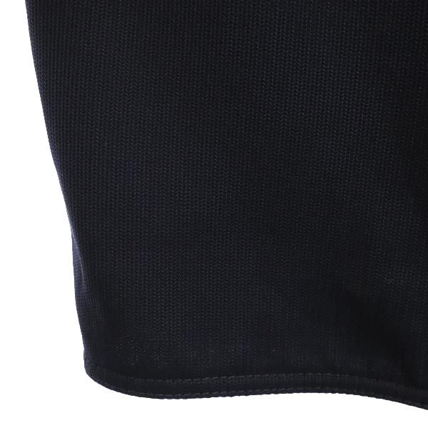 ARMANI COLLEZIONI アルマーニコレッツォーニ ウールブレンド ミニ丈 スカート 38 ネイビー系 ベルト付 レディース