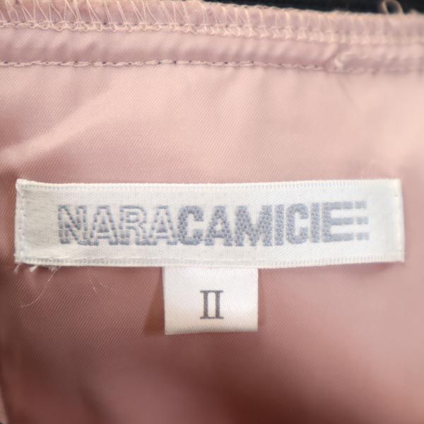 NARACAMICIE ナラカミーチェ ミニ丈 段々 フリルスカート 2 ピンク系 バックジップ レディース