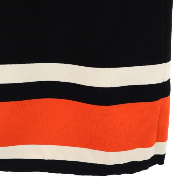 Salvatore Ferragamo サルヴァトーレフェラガモ イタリア製 ミディ丈 スカート M 黒系 レディース