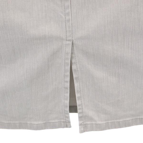 EPOCA エポカ ミディ丈 レースアップ デニムスカート 38 グレー レディース