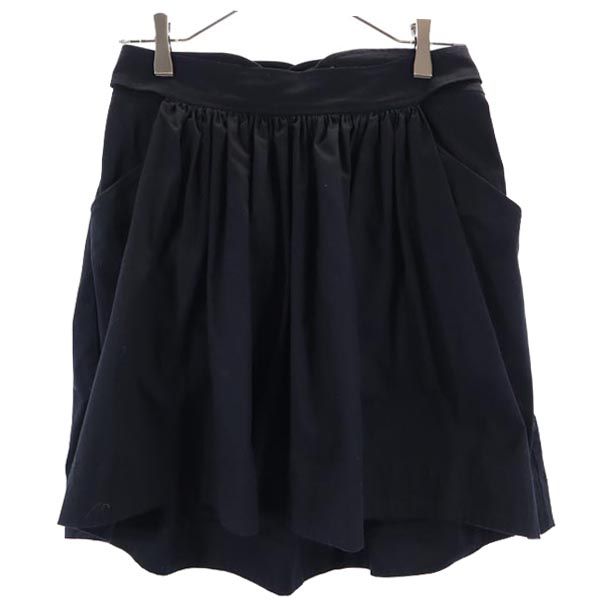 SEE BY CHLOE シーバイクロエ ミニ丈 ギャザースカート I38(US2) 黒 レディース