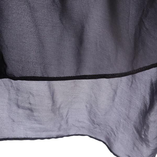 シーバイクロエ ミニ丈 シフォン スカート 2 黒 SEE BY CHLOE レディース