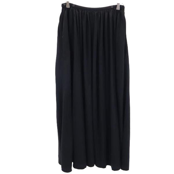 Y's ワイズ 80s ロング丈 フレアスカート 黒 レディース