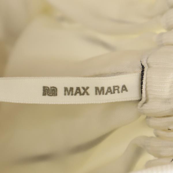 MAX MARA マックスマーラ ストライプ柄 ミニ丈 タイトスカート 9AR 白×黒 レディース