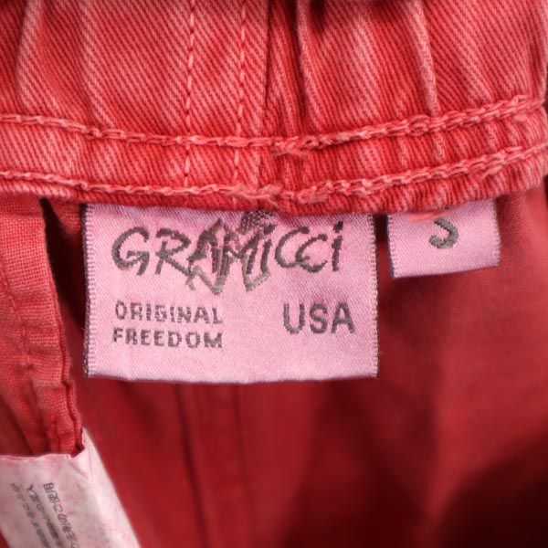 Gramicci グラミチ アウトドアショートパンツ S 赤 クライミング メンズ