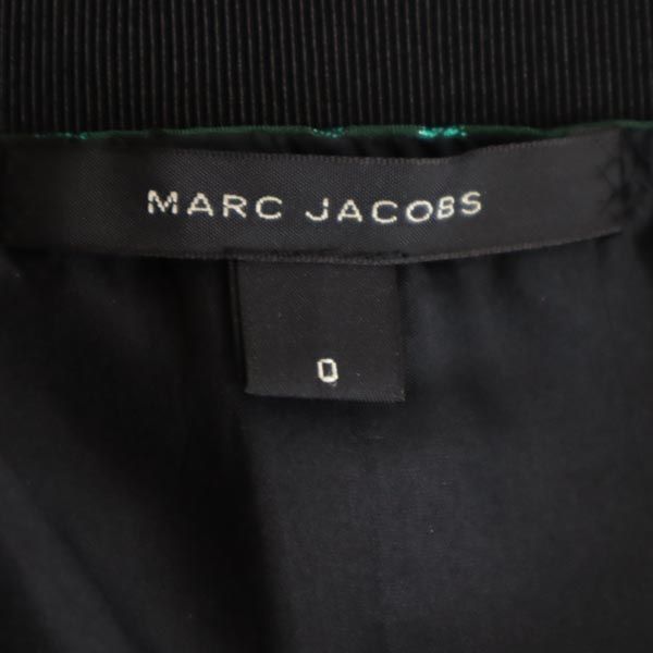 MARC JACOBS マークジェイコブス USA製 ドット ミニ丈 デザイン スカート 0 グリーン系 レディース