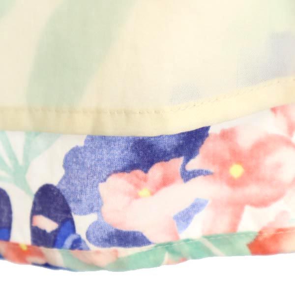 Paul & Joe Sister ポールアンドジョーシスター 総柄 ミニ丈 フレアスカート 36 ベージュ×ピンク×緑 レディース