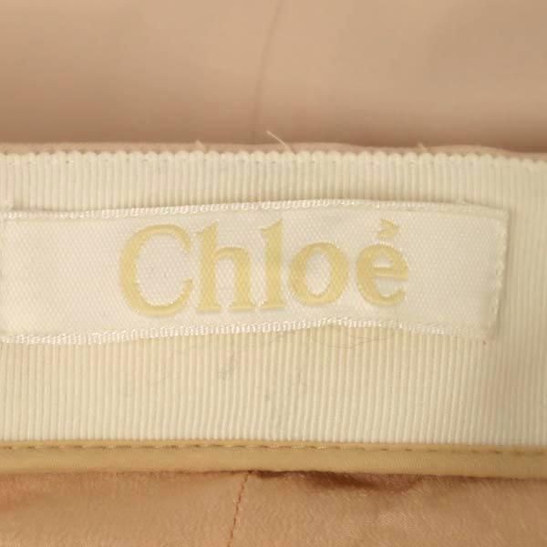 Chloe クロエ ミニ丈 フレアスカート 36 ライトピンク レディース