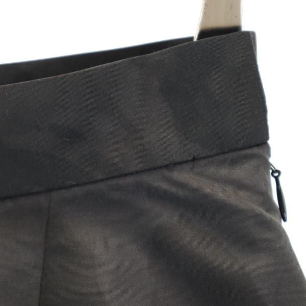 LANVIN ランバン 日本製 ミディ丈 ボックス スカート 40 黒 レディース