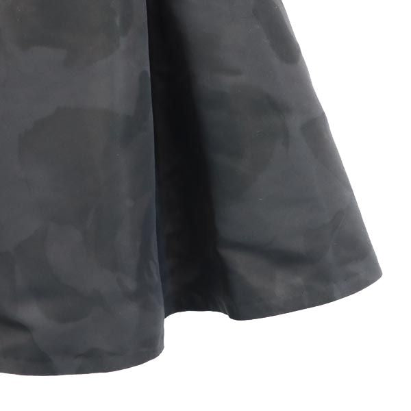 LANVIN ランバン 日本製 ミディ丈 ボックス スカート 40 黒 レディース