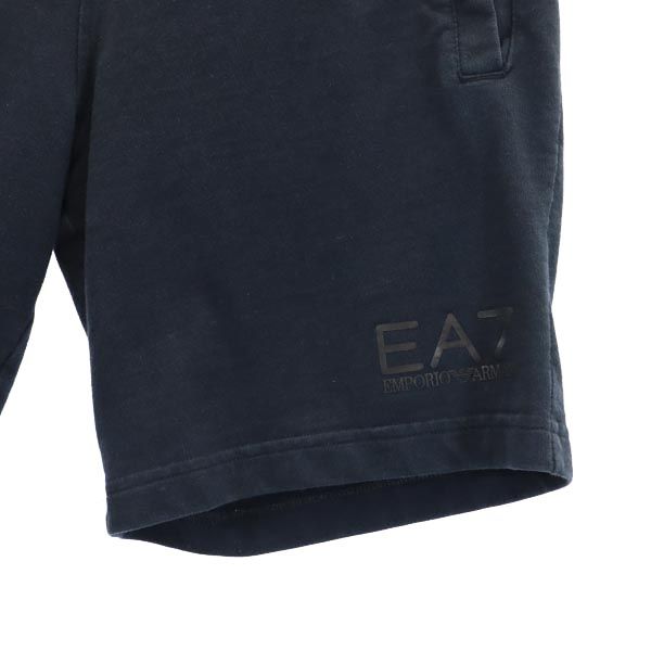 Emporio Armani エンポリオアルマーニ スウェットショートパンツ S 紺 メンズ