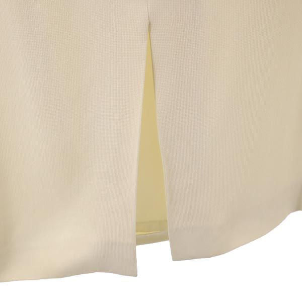 Emporio Armani エンポリオアルマーニ イタリア製 ミディ丈 センタースリット タイトスカート 40 ベージュ レディース