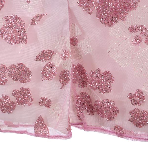 未使用 N°21 ヌメロ ヴェントゥーノ イタリア製 ミディ丈 スパンコール レース タイトスカート 38 ピンク レディース