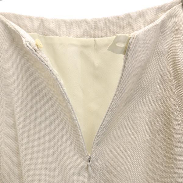 ARMANI COLLEZIONI アルマーニコレッツォーニ イタリア製 ミニ丈 ウールブレンド プリーツスカート 38 グレー系 レディース