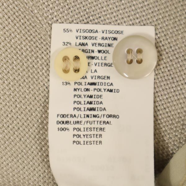 ARMANI COLLEZIONI アルマーニコレッツォーニ イタリア製 ミニ丈 ウールブレンド プリーツスカート 38 グレー系 レディース