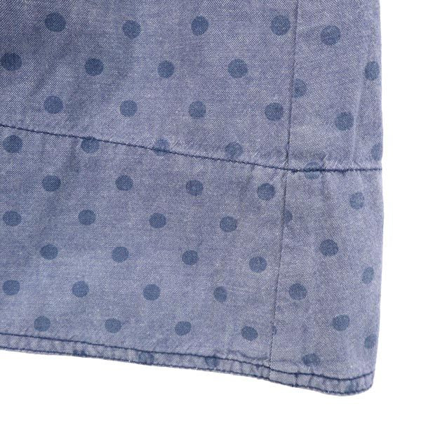 MARC BY MARC JACOBS マークバイマークジェイコブス ドット柄 ミニ丈 フレアスカート 4 ブルー レディース