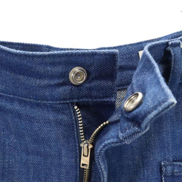 HYKE ハイク 日本製 ミディ丈 デニム タイトスカート 2 レディース