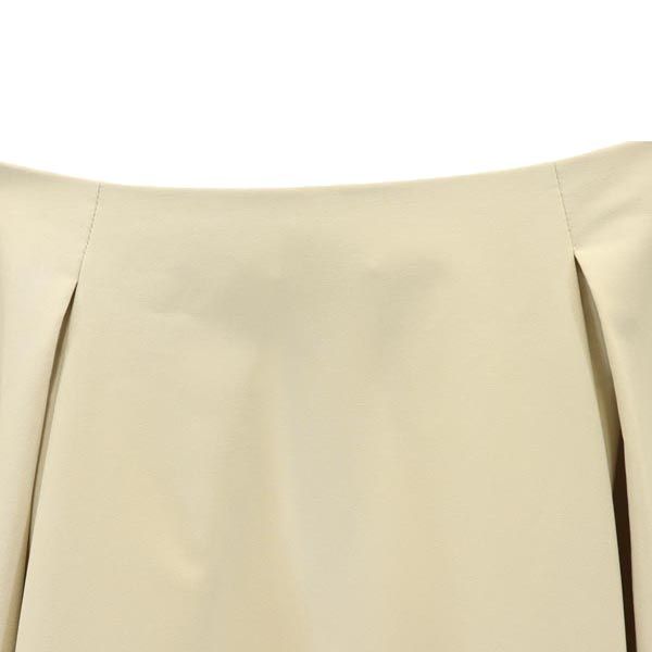 FOXEY NEW YORK フォクシーニューヨーク 日本製 ミニ丈 フリルスカート 38 ベージュ レディース