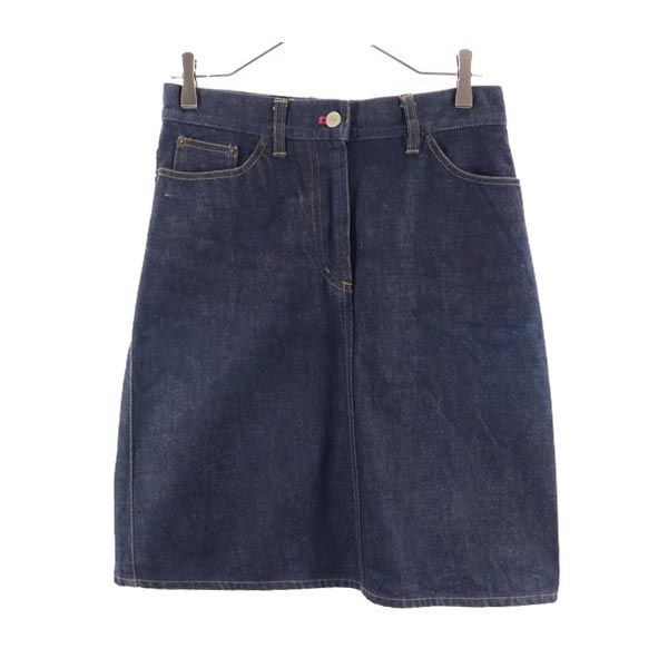 Paul Smith JEANS ポールスミスジーンズ ミニ丈 デニム タイトスカート 40 インディゴ レディース