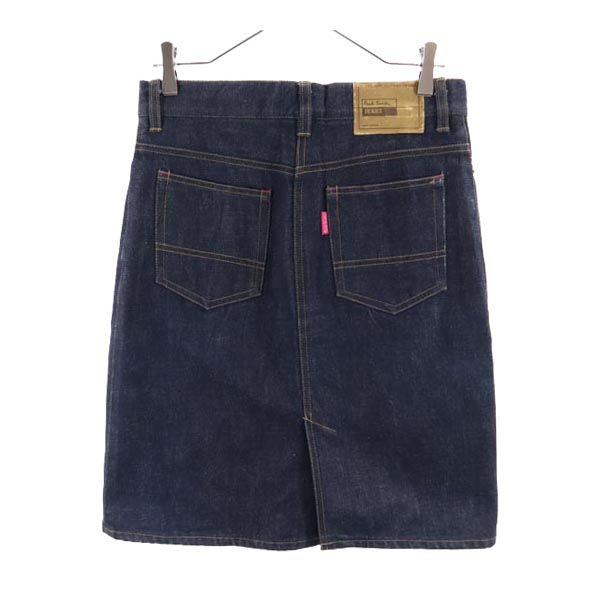 Paul Smith JEANS ポールスミスジーンズ ミニ丈 デニム タイトスカート 40 インディゴ レディース