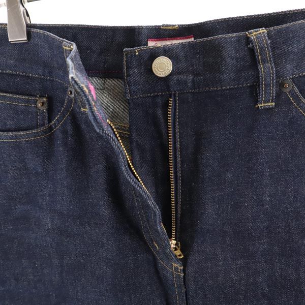 Paul Smith JEANS ポールスミスジーンズ ミニ丈 デニム タイトスカート 40 インディゴ レディース
