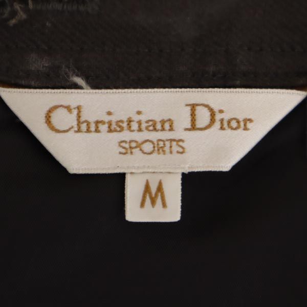 Christian Dior クリスチャンディオール ミディ丈 リネン タイトスカート M チャコールグレー レディース