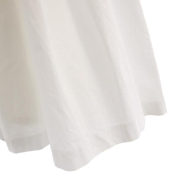 beautiful people ビューティフルピープル ミニ丈 フレアスカート 36 ホワイト レディース