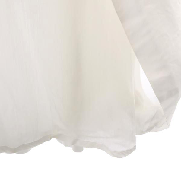 beautiful people ビューティフルピープル ミニ丈 フレアスカート 36 ホワイト レディース