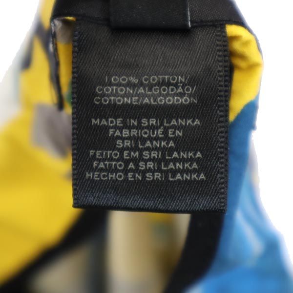 MARC BY MARC JACOBS マークバイマークジェイコブス 総柄 ミニ丈 フレアスカート 2 イエロー×青系 レディース