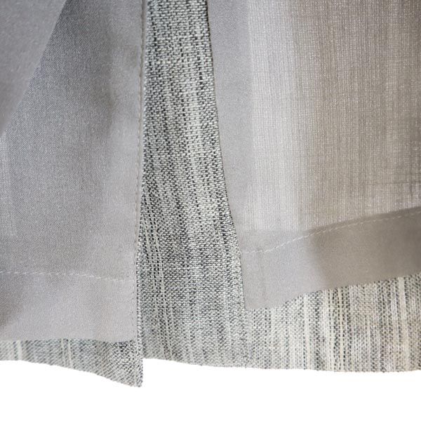 Salvatore Ferragamo サルヴァトーレフェラガモ イタリア製 ミディ丈 リネンブレンド スカート 6 グレー レディース