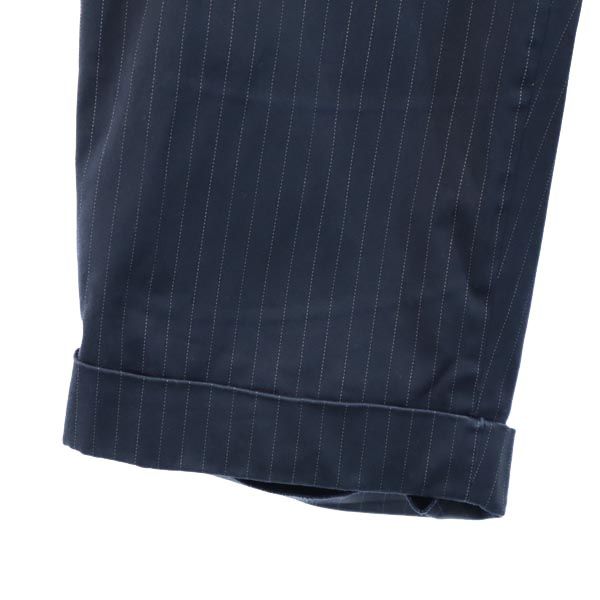 BURBERRY BLUE LABEL バーバリーブルーレーベル 三陽商会 ストライプ ショートパンツ 38 ネイビー レディース