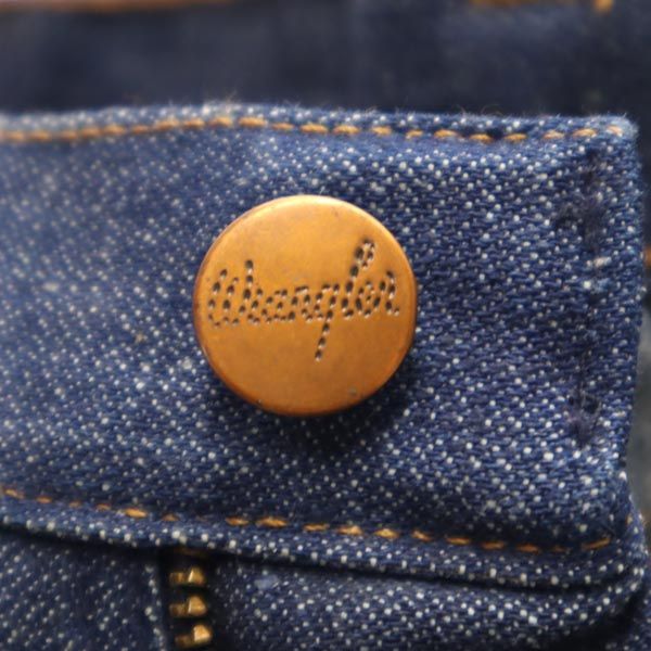 Wrangler ラングラー 90s オールド USA製 ジャージショートパンツ w34 青系 フリンジ カットオフ デニム調 メンズ