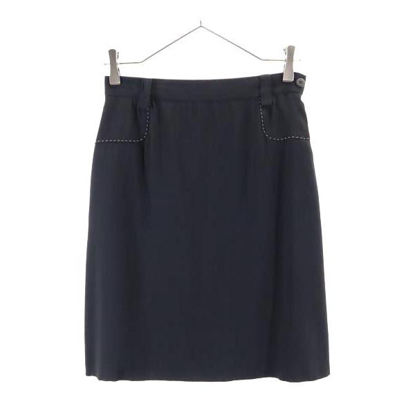 CENTO X CENTO BY ICEBERG アイスバーグ ミニ丈 フレアスカート 40 黒 レディース