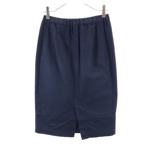 COMME des GARCONS コムデギャルソン 2009年 日本製 ミディ丈 タイトスカート XS ネイビー レディース