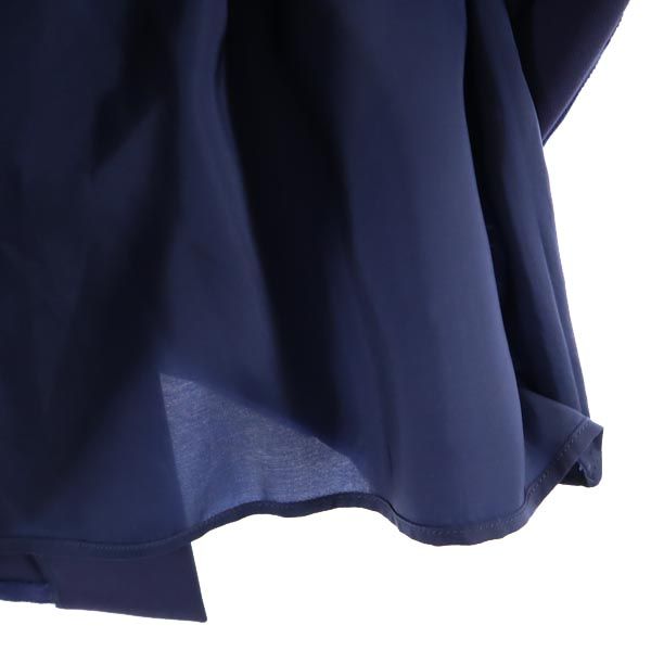 ランバン 日本製 ミニ丈 タイトスカート 38 ネイビー LANVIN レディース