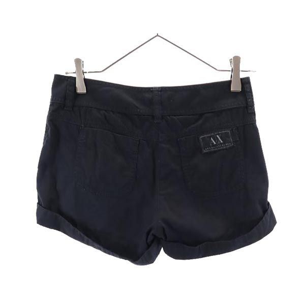 ARMANI EXCHANGE アルマーニエクスチェンジ ショートパンツ 黒 レディース