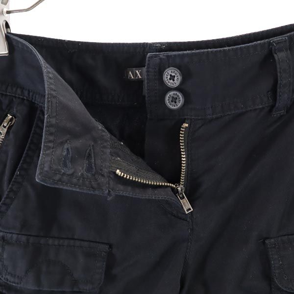 ARMANI EXCHANGE アルマーニエクスチェンジ ショートパンツ 黒 レディース