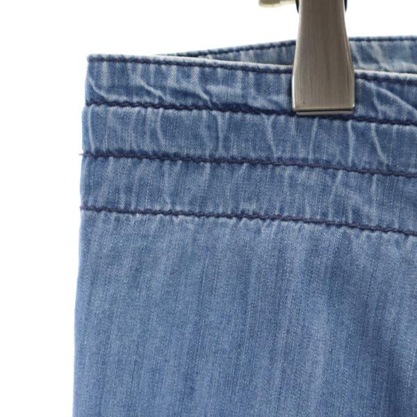 MARNI マルニ イタリア製 シャンブレー デニムショートパンツ w24 青 レディース