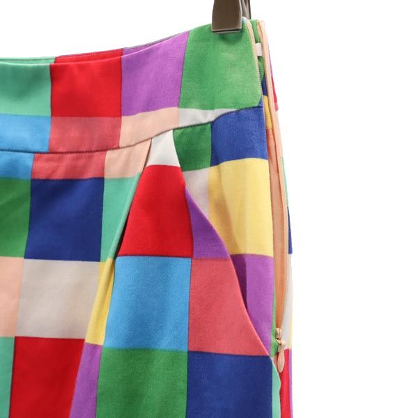 marimekko マリメッコ チェック ミニ丈 スカート 34 レディース