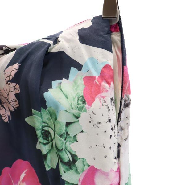 Paul Smith ポールスミス 花柄 ミディ丈 フレアスカート 38 ネイビー系 レディース