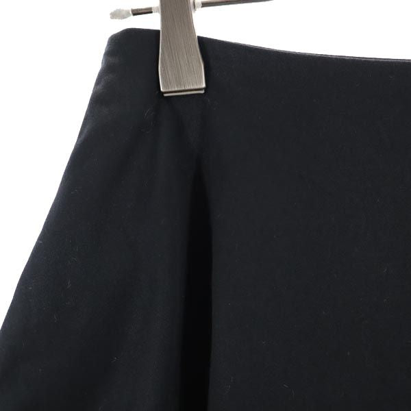 KATE SPADE SATURDAY ケイトスペードサタデー ミニ丈 フレアスカート 4 ブラック系 バックジップ レディース