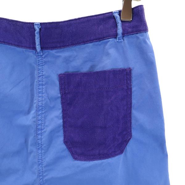 ACNE STUDIOS アクネストゥディオズ ショートパンツ 34 ブルー ボタンフライ レディース