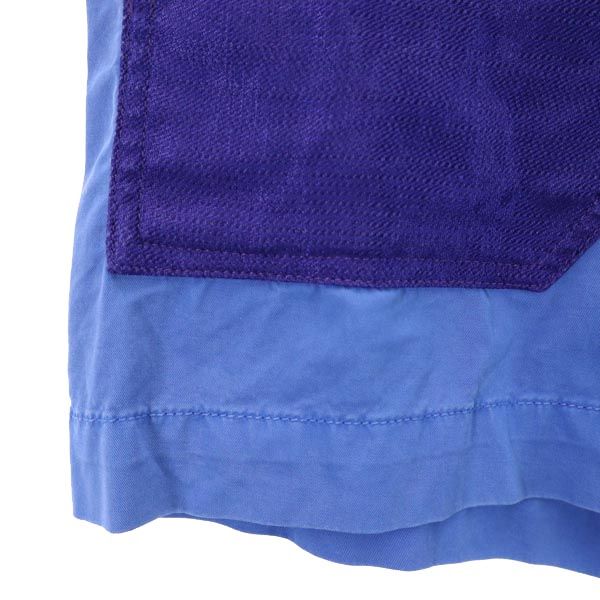 ACNE STUDIOS アクネストゥディオズ ショートパンツ 34 ブルー ボタンフライ レディース