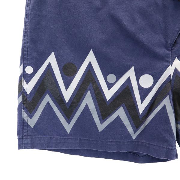 STUSSY ステューシー ショートパンツ S ネイビー系 ロゴ レディース