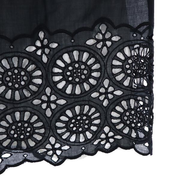 MICHAEL MICHAEL KORS マイケル マイケルコース 刺繍 ミディ丈 スカート 4 ネイビー レディース