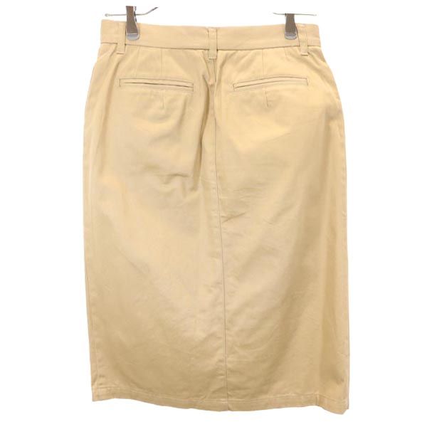 Le Minor ルミノア 日本製 ミディ丈 スカート 38 ベージュ レディース