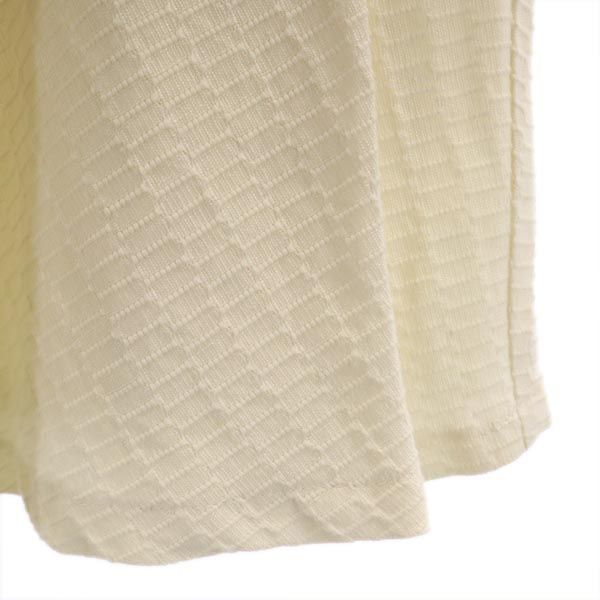 Emporio Armani エンポリオアルマーニ ミニ丈 プリーツスカート 36 アイボリー系 レディース