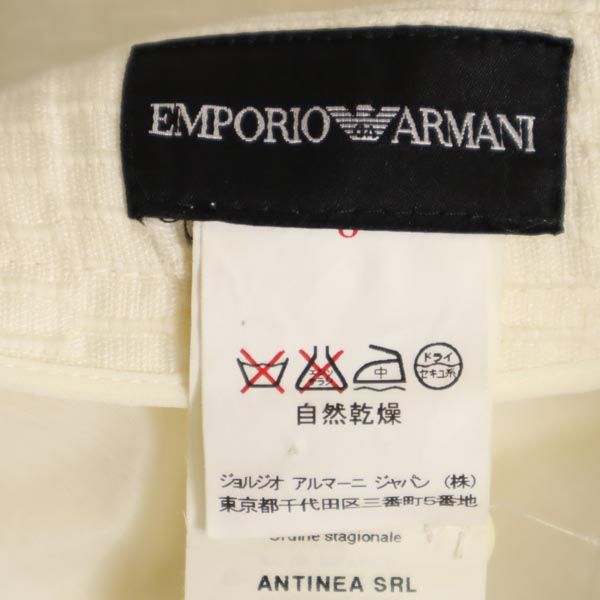 Emporio Armani エンポリオアルマーニ ミニ丈 プリーツスカート 36 アイボリー系 レディース